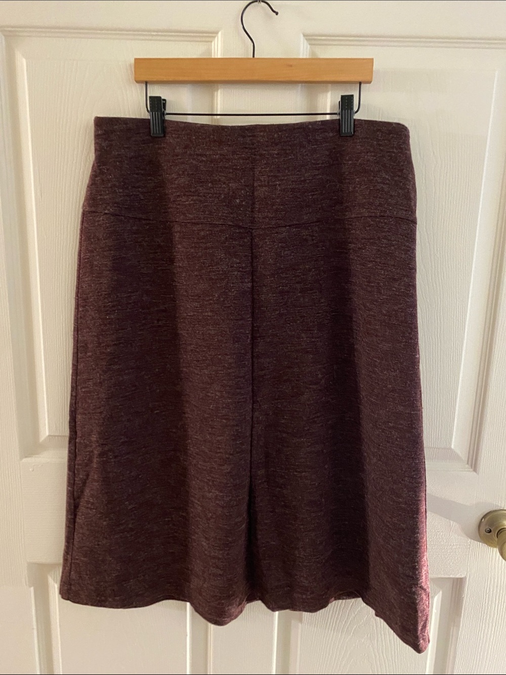 LOFT Maroon Midi Skirt | Size L
